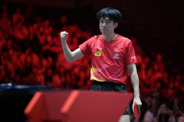 华体会APP-新加坡大满贯王楚钦成功“复仇” 蒯曼挑落卫冕冠军