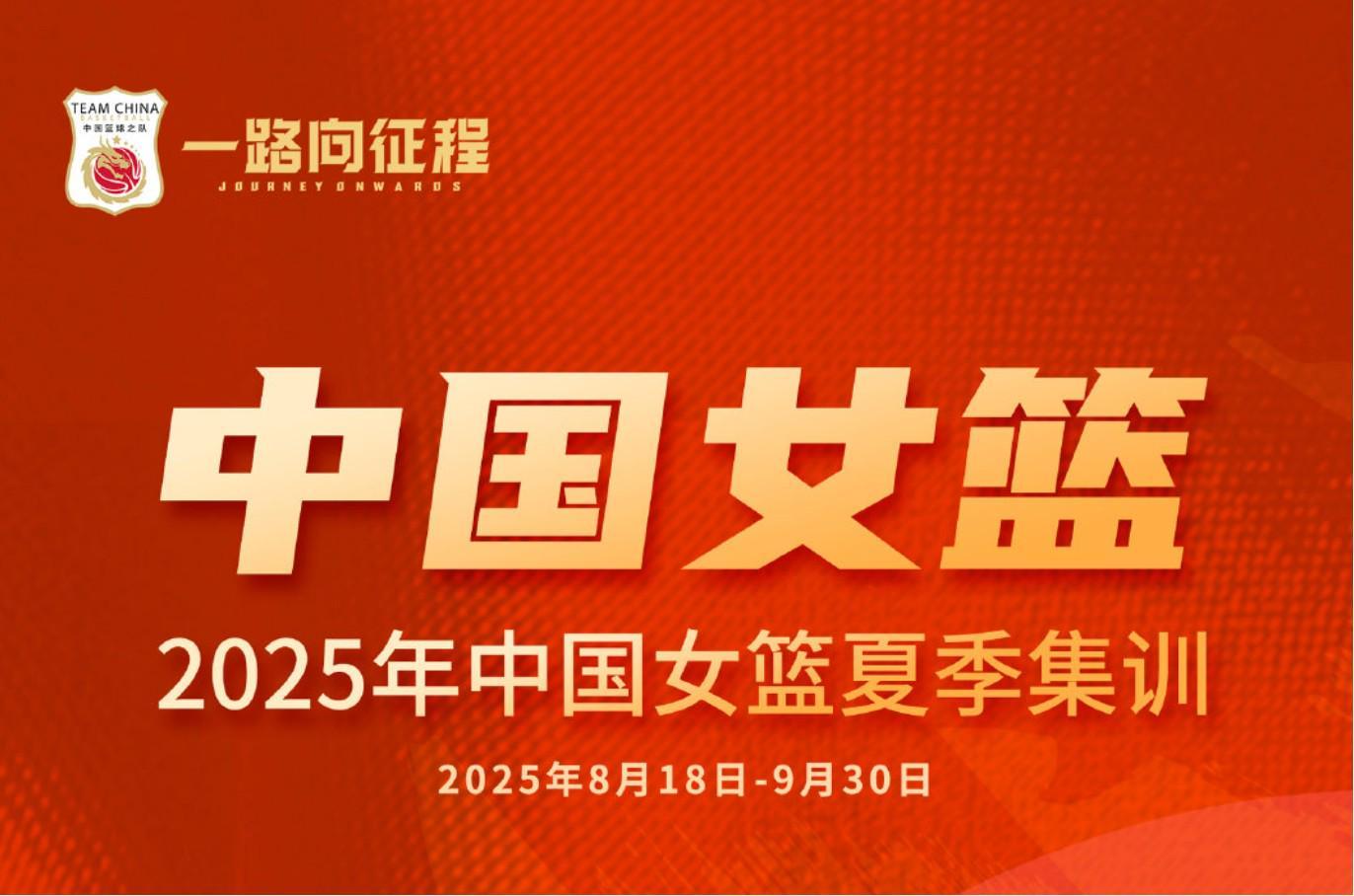 女篮夏训名单：韩旭、杨舒予领衔，张子宇在列